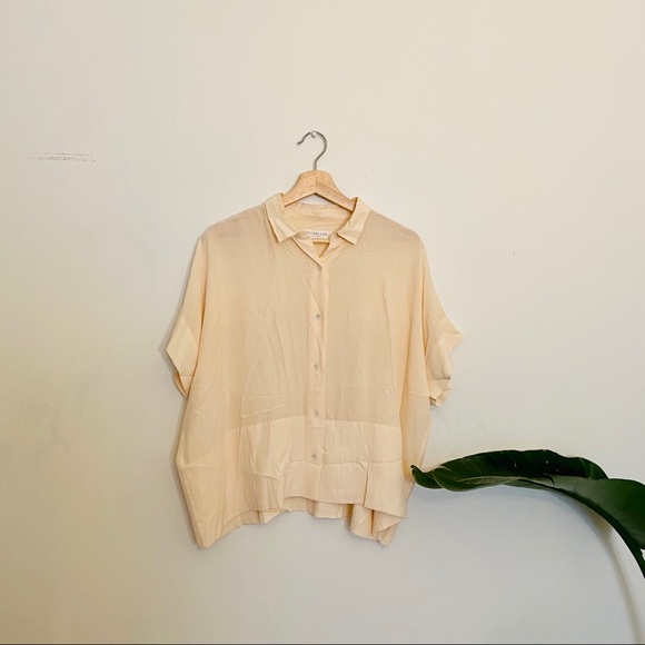 Everlane Tops - 🚫SOLD on Mercari-Everlane Clean Silk Square Shirt